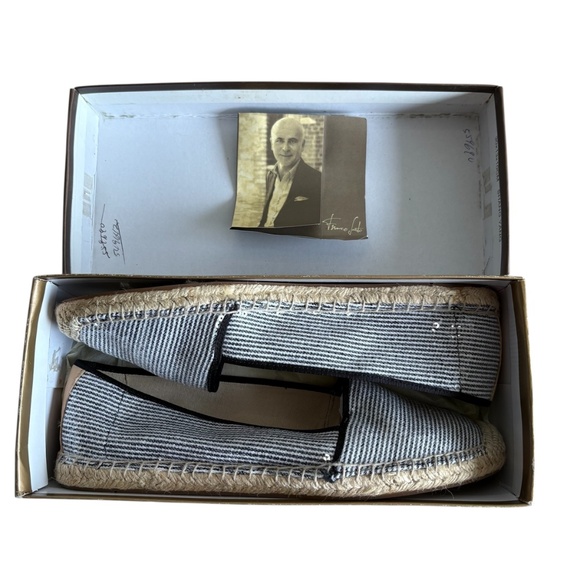 Franco Sarto Women's Size 11 Espadrille Flats Sequin Striped Slip On Shoes - Picture 10 of 13